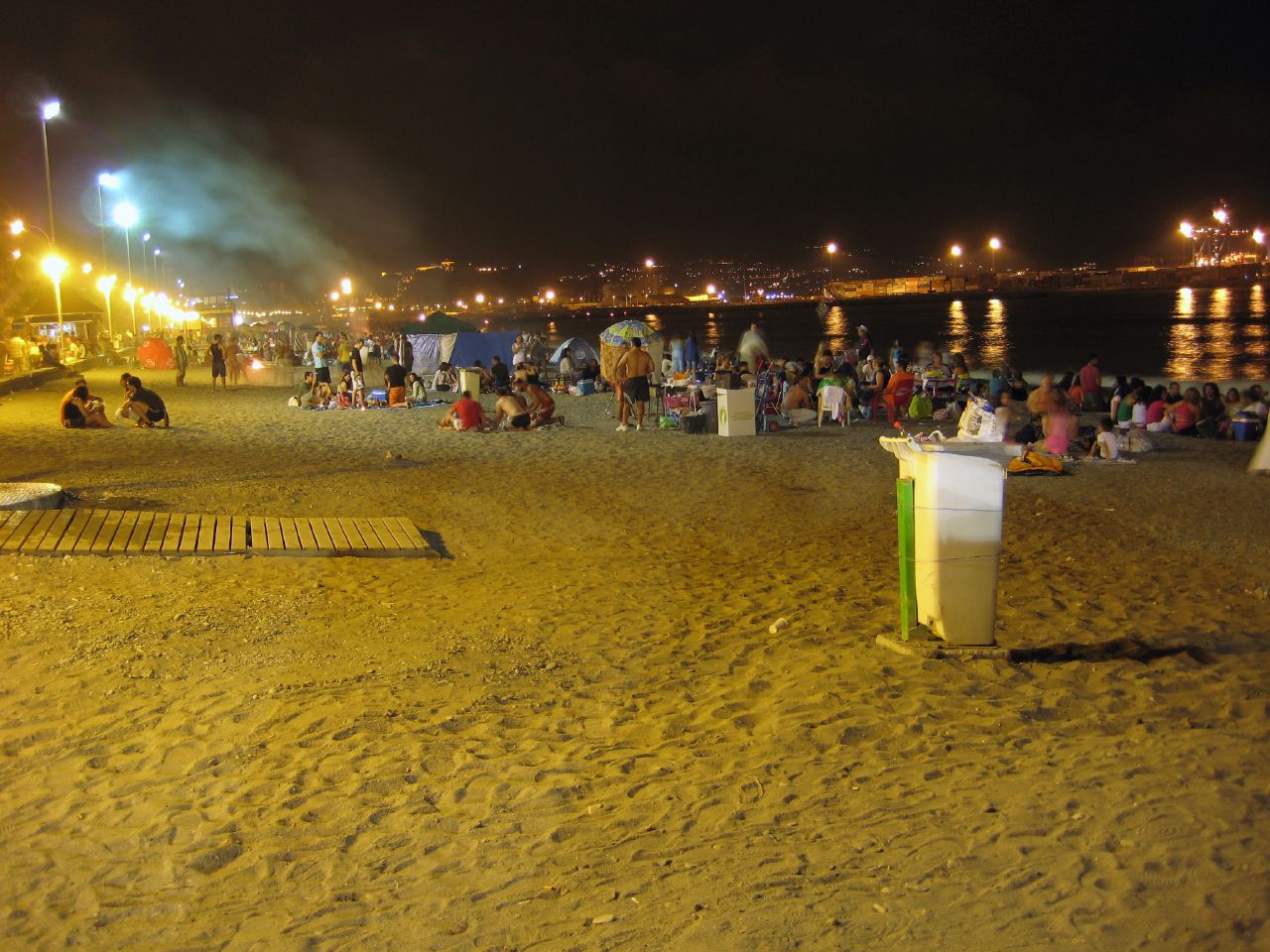 San Juan night in Malaga