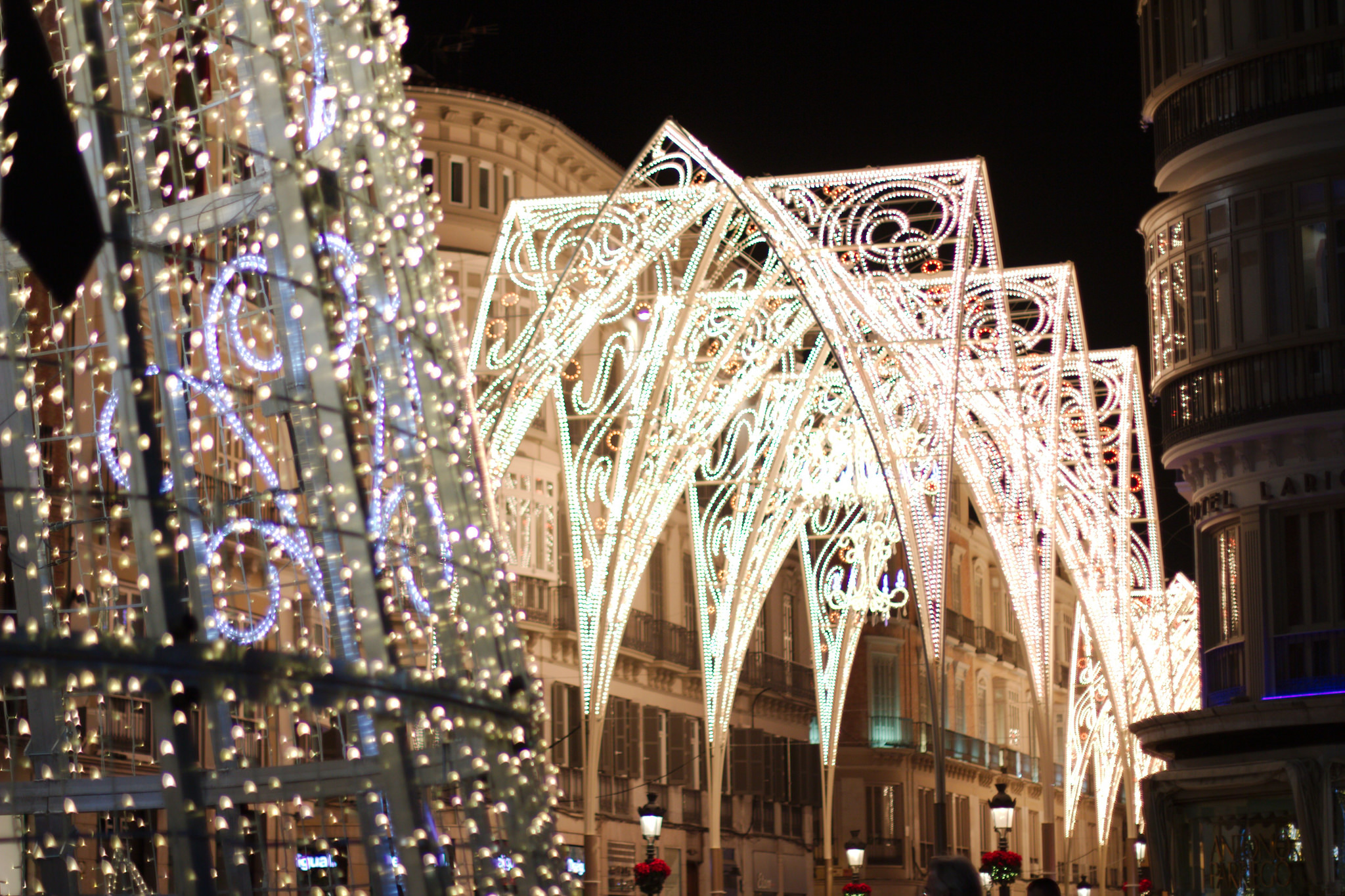 Malaga Christmas lights