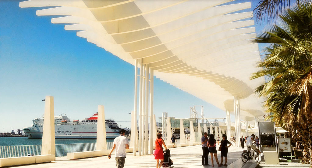 Malaga Port The Palm Garden of Surpri" (CC BY 2.0) by Nick Kenrick