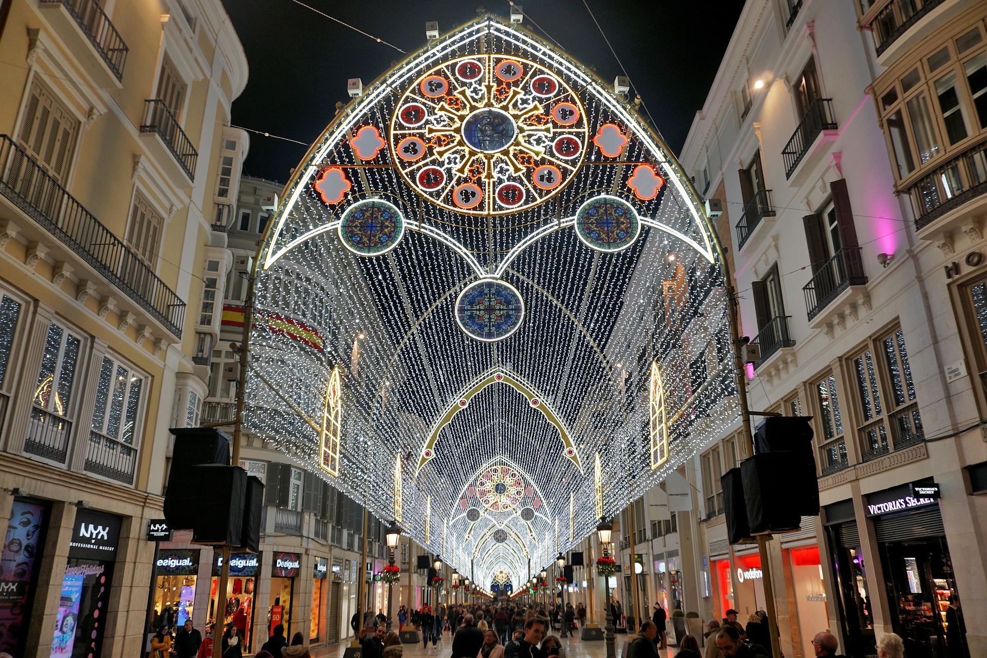 Malaga in Christmas