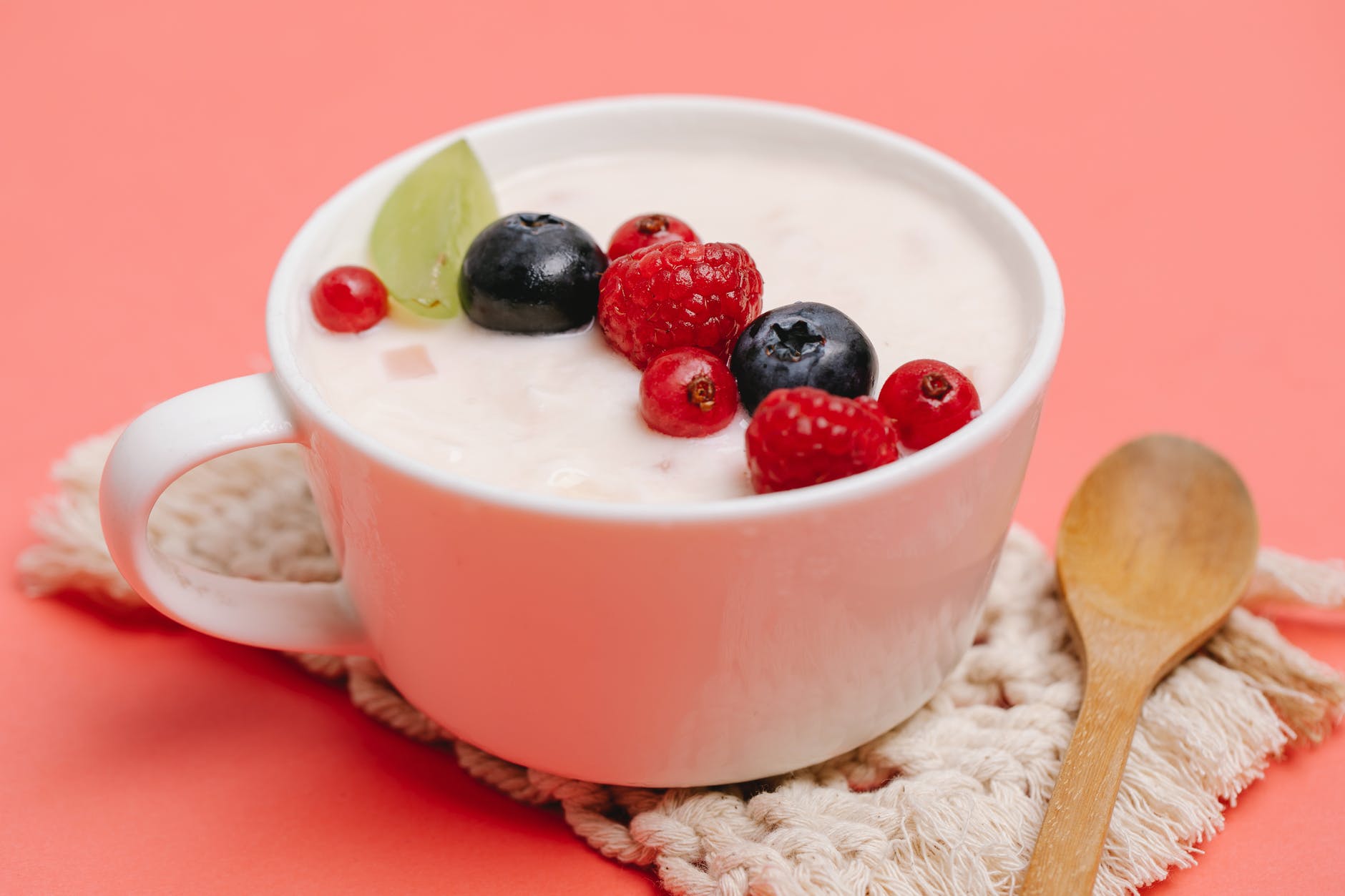 Yogurt and berries