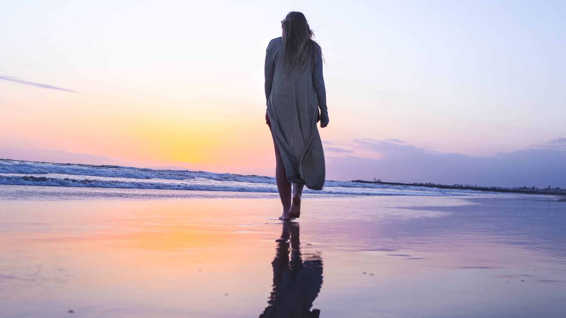 Woman on beach