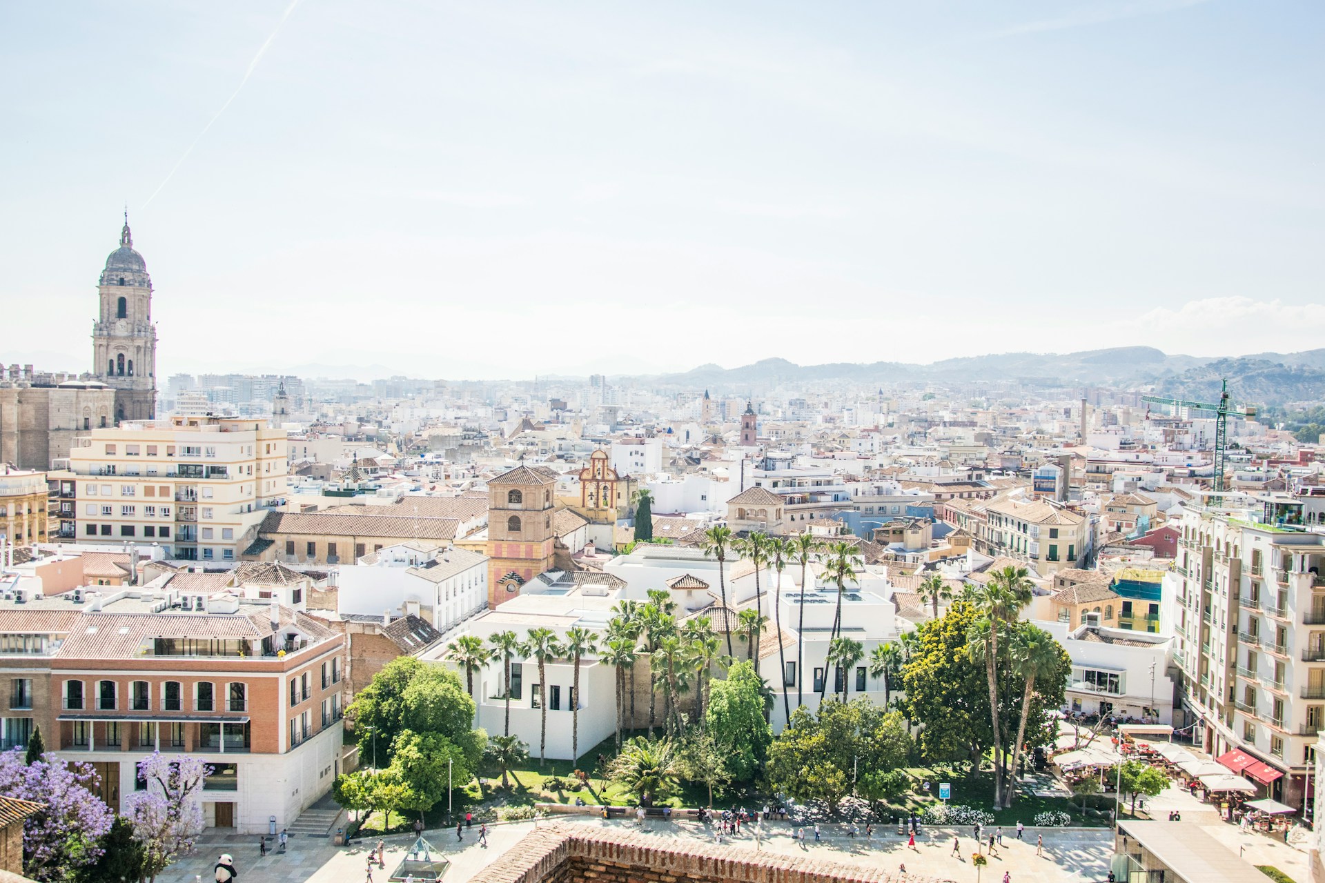 Malaga from top.