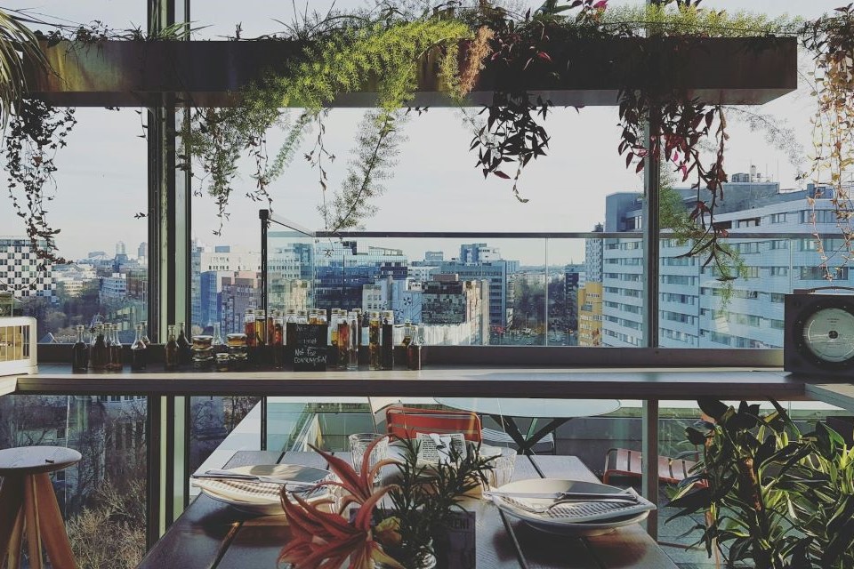 Rooftop hotel