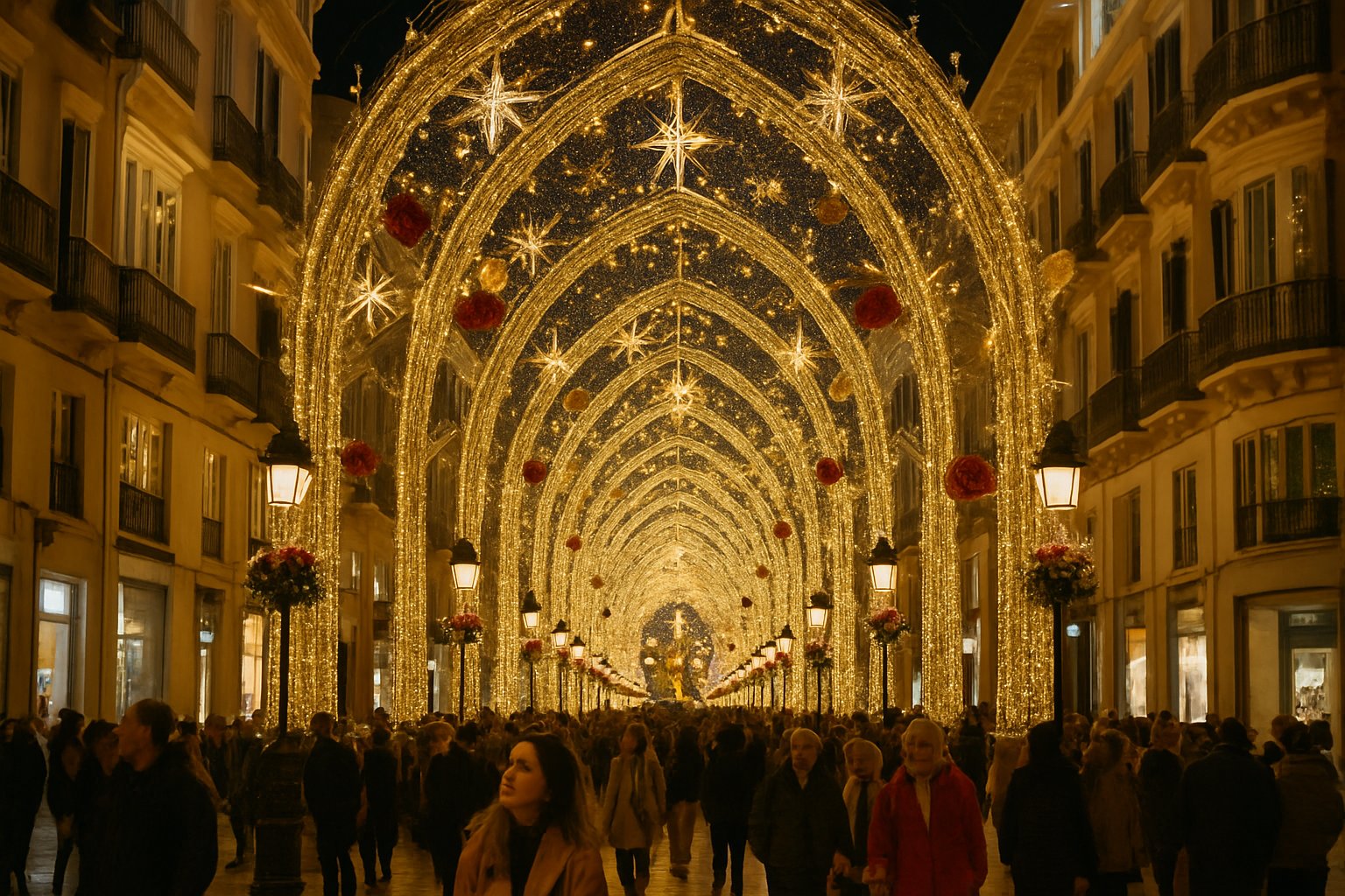 Calle Larios Christmas lights