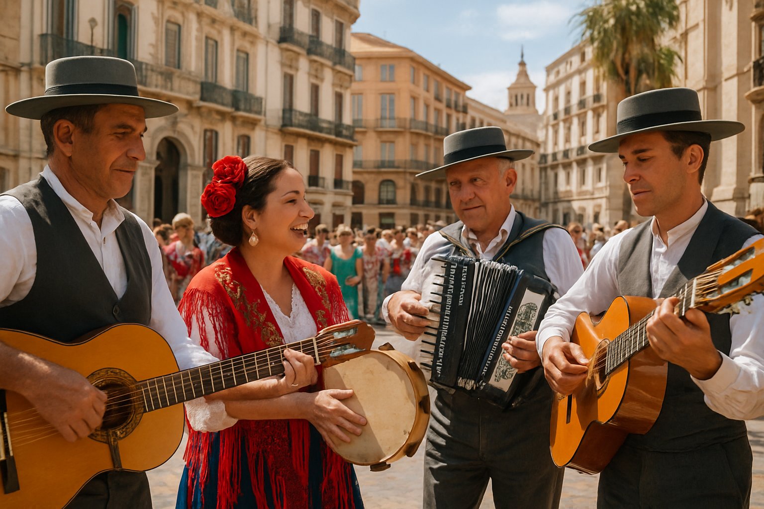 Andalusian folk musicians festival